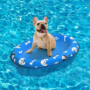MICOOYO Dog Float Raft - Inflatable Dog Swimming Float for Summer Dogs Water Floats (Small)