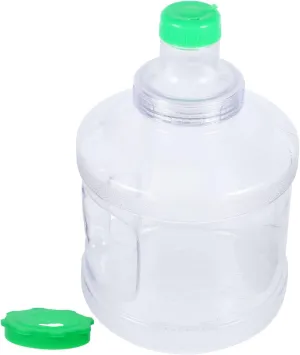 Milisten Water Jug Handle Outdoor Water Storage Container for Camping Picnics Lightweight Space-saving Design for Home Office Travel