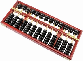 Milisten Vintage Wooden Abacus for Rod Bead Arithmetic Counting Tool for Students and Early Education Elegant Decor for Home and Office