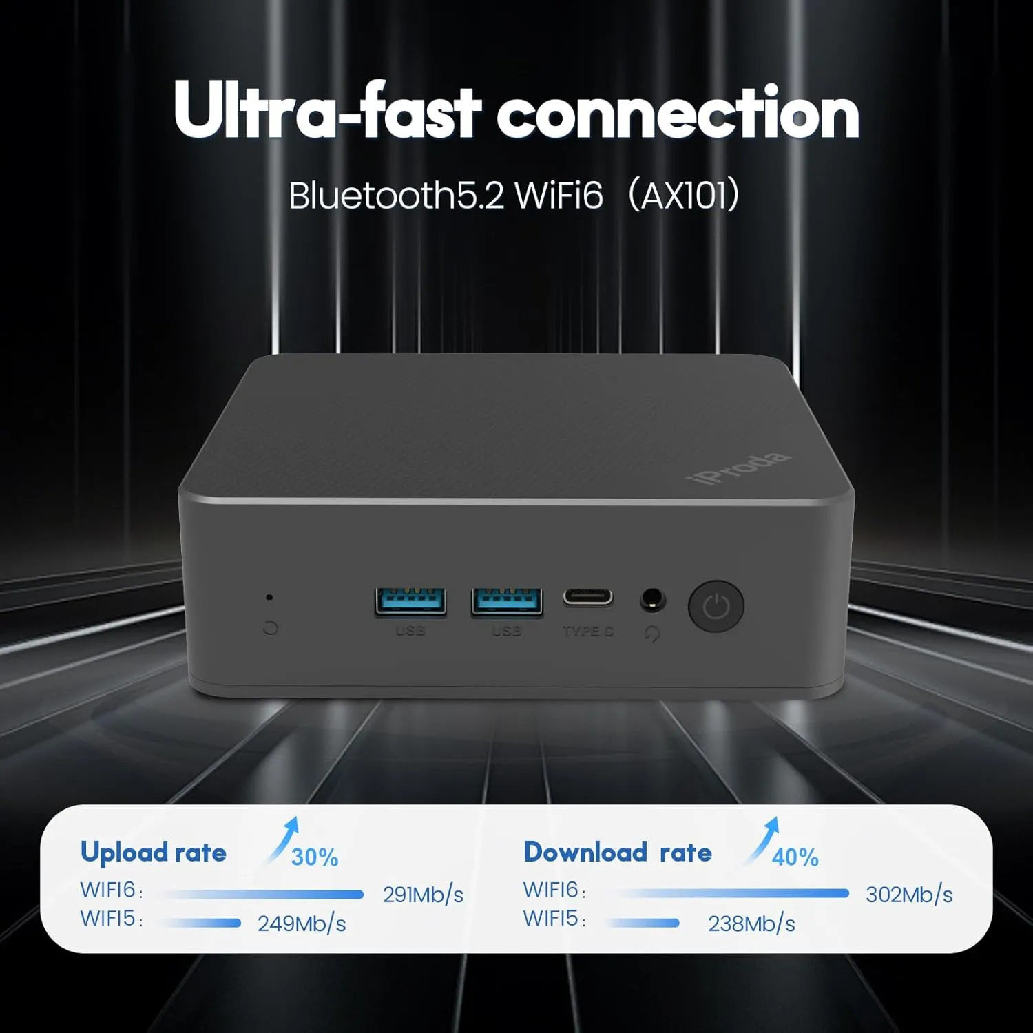 Mini PC 12th Intel Alder Lake N97 (up to 3.6GHz), Mini Desktop Computer PC with 16GB DDR4 512GB Windows 11 Home Mini Computer PCIE SSD 4K Dual Display Micro PC Bluetooth5.0/WiFi6/USB3.2