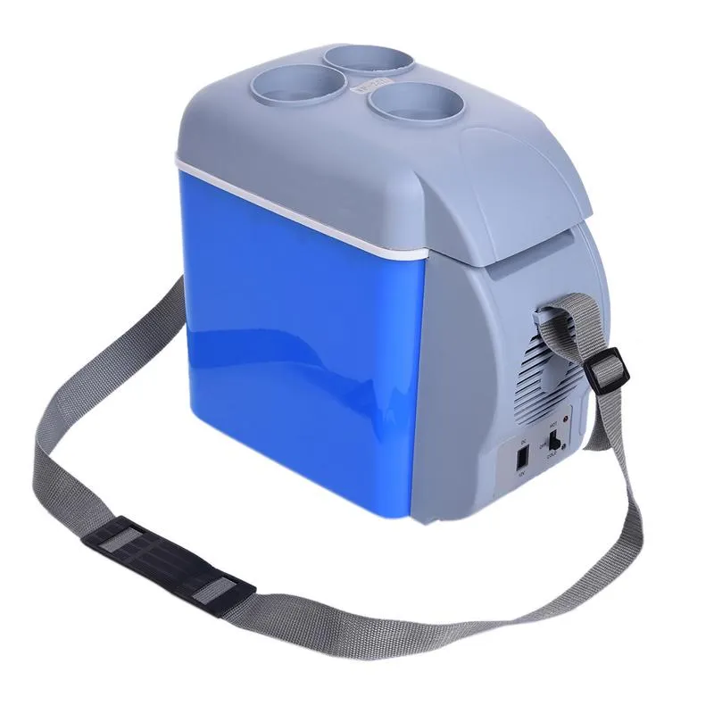 Mini Portable Car Refrigerator, Hot and  Cold Modes, 7.5L
