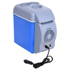 Mini Portable Car Refrigerator, Hot and  Cold Modes, 7.5L