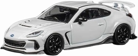 Miniature Models Subaru BRZ Wide Body Conversion with Replacement Wheels 1:64 Scale White Painted Alloy Car Model Car Ornaments