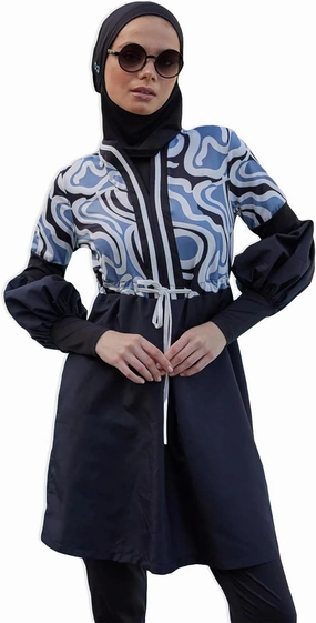 Modest Swimwear for Women 3-Piece Set | Swimsuit Suit Cover Set | Long Sleeve Burkini Set | Full Cover Hijab ​Bathing Suit