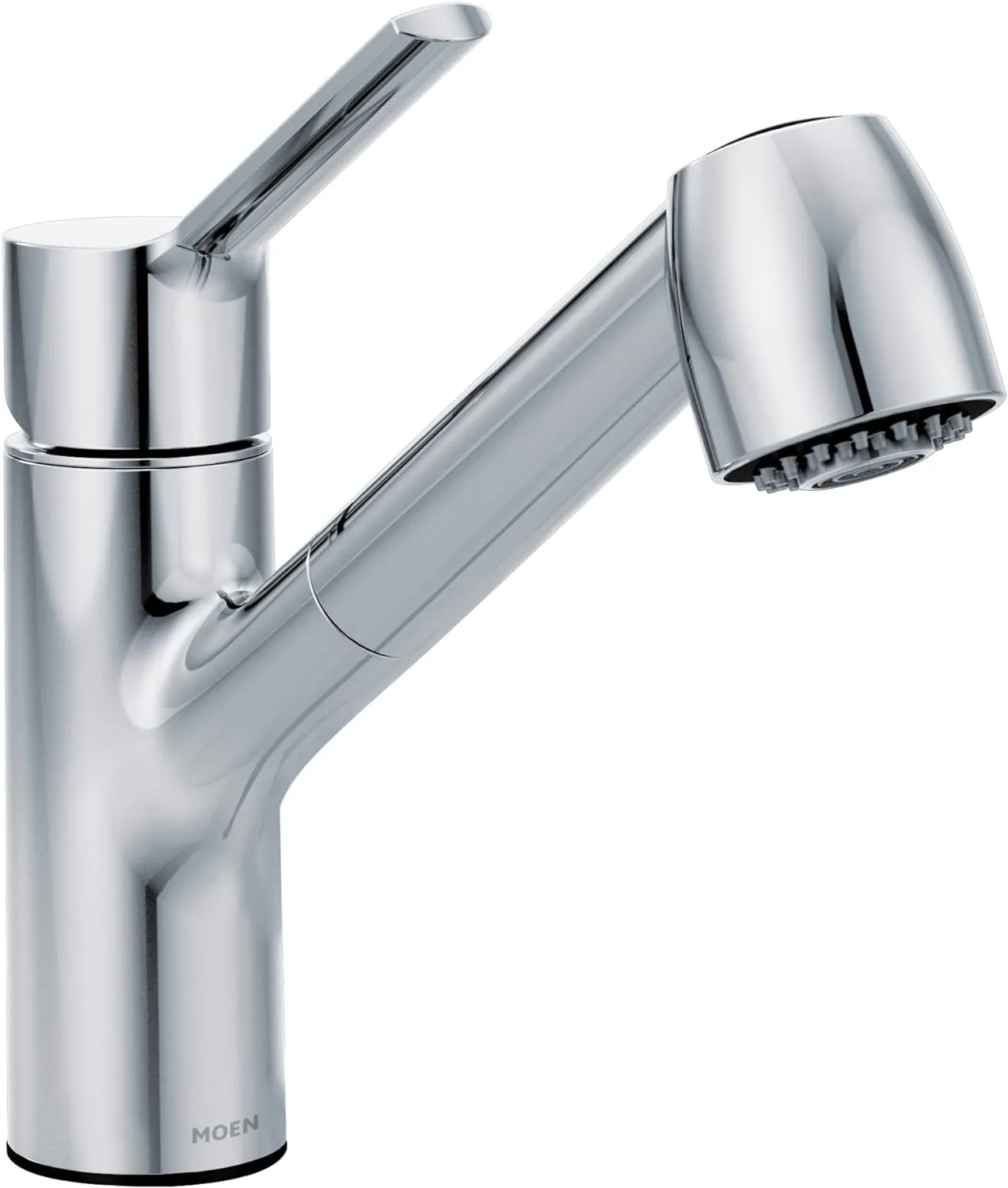 Moen Chrome Method One-Handle Pullout Modern Kitchen Faucet with Power Clean, 7585C