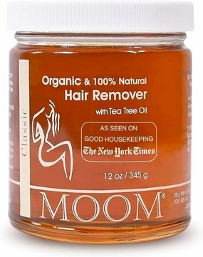 MOOM Organic Hair Removal and Foot Care Essentials: Sugar Wax Kits with Tea Tree Oil and Lavender for Sensitive Skin, Plus Foot Spa Cream for Smooth, Hydrated Feet and Travel Wax Kit
