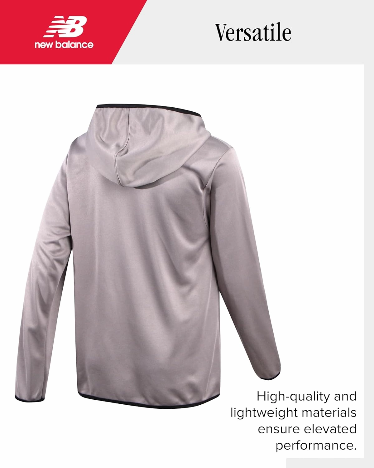 New Balance Boys Sweatsuit - 2 Piece Active Fleece Zip Sweatshirt and Sweatpants - Performance Jogger Pants Set: Boys, 8-16