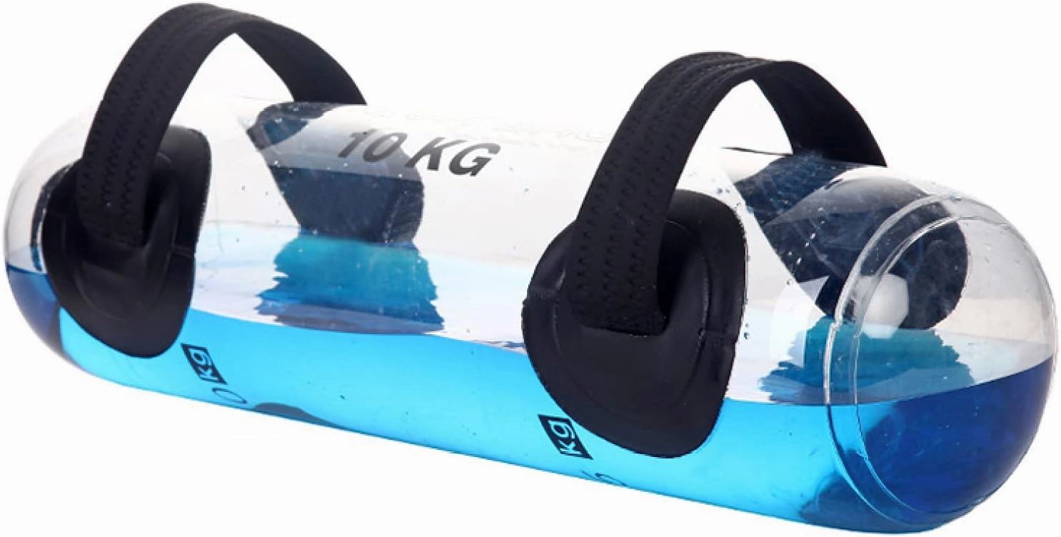 NIBHZ Portable Aqua Fitness Bag, Weight-Bearing Water Bag, Waterbag for Balance, Aqua Bag Training Exercise Equipment, Core and Full Body Workout, Strength Exercise, Cylinder,10kg
