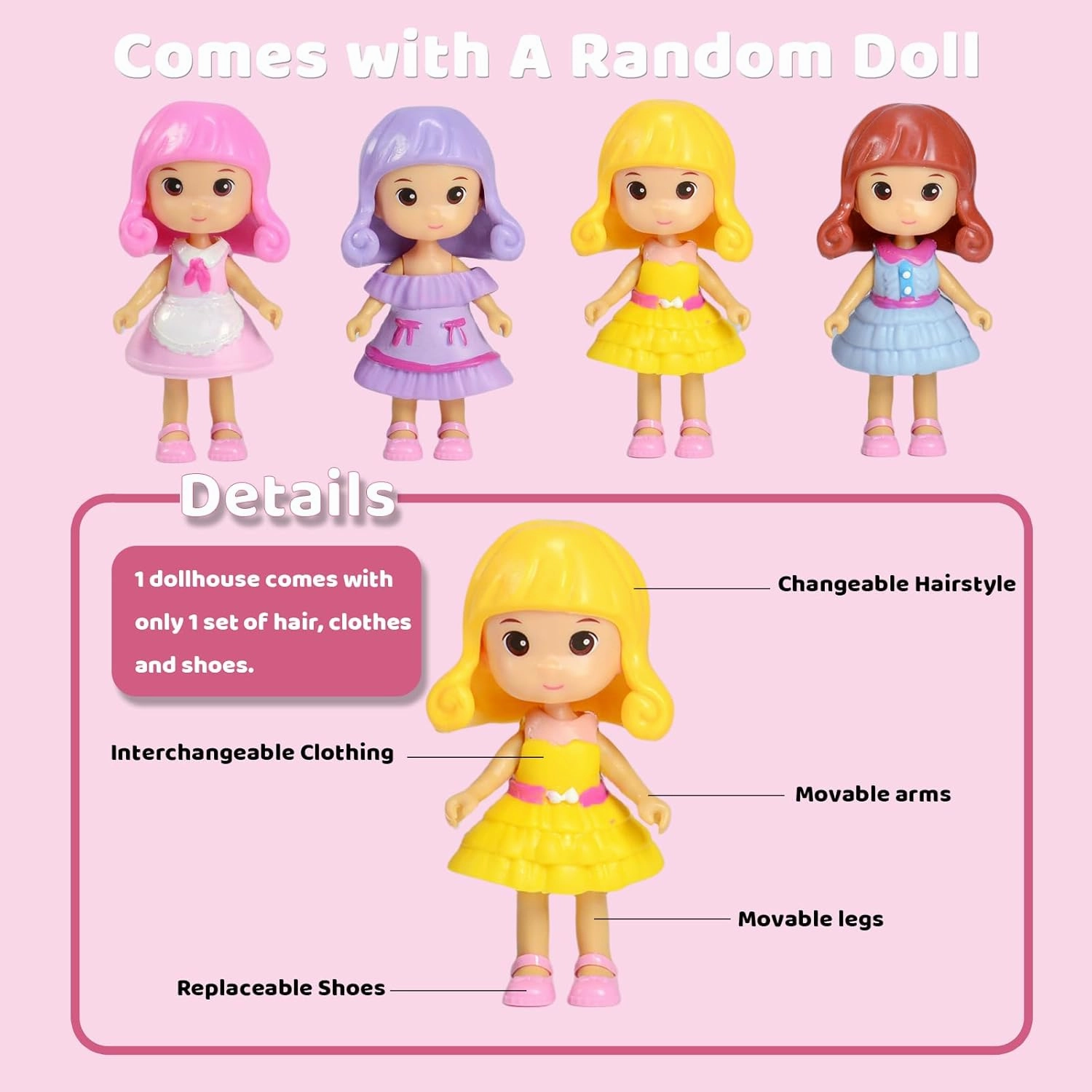 Nilez DIY Miniature Dollhouse Kit Furniture Set Mini Bedroom House for Adult Teen Creative 3D Pretend Play Toys