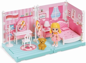 Nilez DIY Miniature Dollhouse Kit Furniture Set Mini Bedroom House for Adult Teen Creative 3D Pretend Play Toys