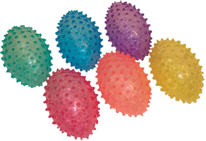 Nobbie Footballs (6 Color Set of 6)