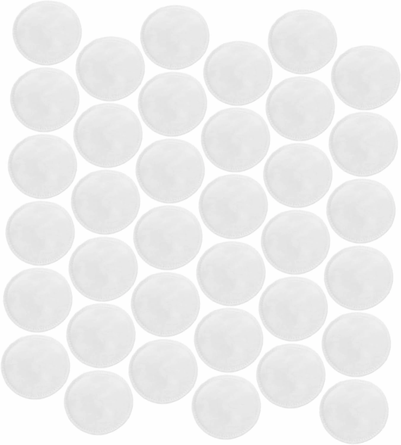 NOLITOY 200pcs Makeup Pads Reusable Face Sponges for Cleansing Soft Facial Cleaning Puff for Eye Face Makeup Removal