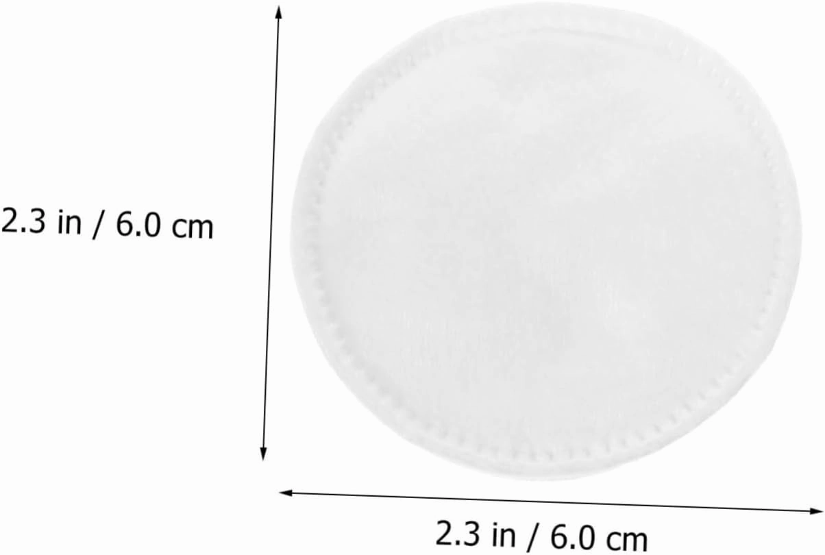 NOLITOY 200pcs Makeup Pads Reusable Face Sponges for Cleansing Soft Facial Cleaning Puff for Eye Face Makeup Removal