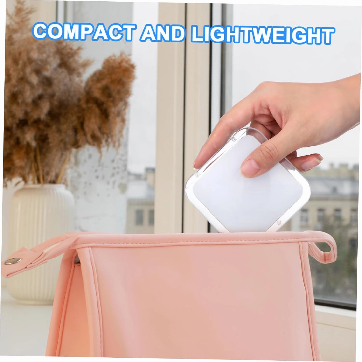 NOLITOY 2pcs Small Mirror Mini Mirror Travel Makeup for Purse Pocket Strong Acrylic Square
