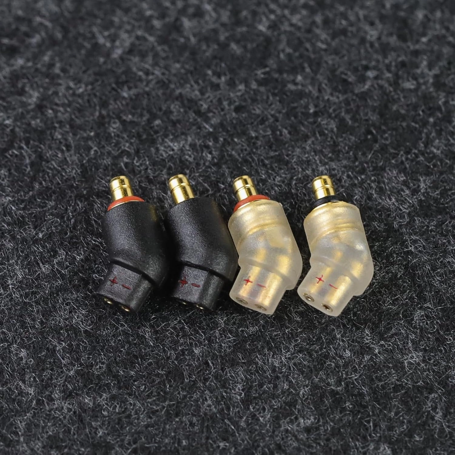 okcsc Linum BAX T2 Male to QDC 0.78 2PIN Female Headphone Adapter to QDC 0.78 2PIN Cable Lossless Audio Adaptor for KZ BA10 AS10 ZS10 ZSR ZST ED12 for ETYMOTIC for WESTONE PRO X Series 1 Pair Black