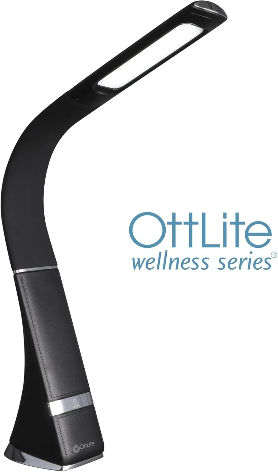 OttLite Recharge LED Desk Lamp with ClearSun LED Technology - Portable, Dimmable & Flexible Gooseneck - Travel-Friendly Task Lamp with Rechargeable Battery - for Home, Reading, Office & College Dorms