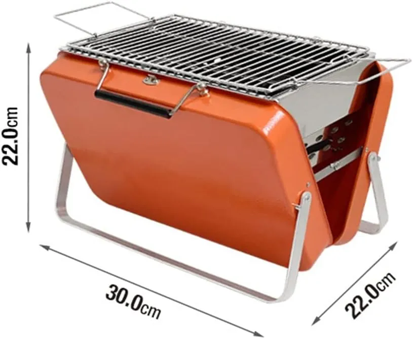 Outdoor Charcoal Grill Portable Rotisserie Stove Home Folding Portable Field Mini Grill Full Set