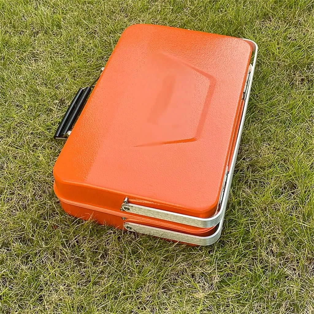 Outdoor Charcoal Grill Portable Rotisserie Stove Home Folding Portable Field Mini Grill Full Set