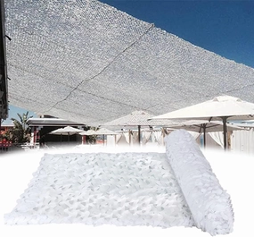 Outdoor Snow Camouflage Net,Perfect Camo Netting,Army Blinds Nets,Oxford Fabric Camouflage Tarp Net,Lightweight Durable,Great for Sun Shade,Decoration,Hunting,Hiking,White