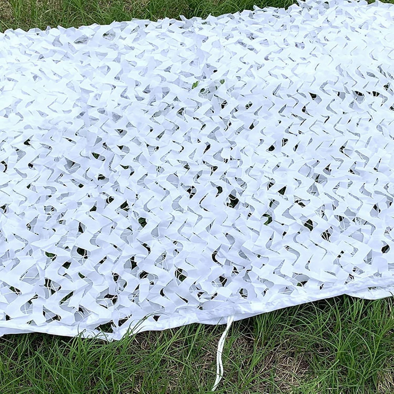 Outdoor Snow Camouflage Net,Perfect Camo Netting,Army Blinds Nets,Oxford Fabric Camouflage Tarp Net,Lightweight Durable,Great for Sun Shade,Decoration,Hunting,Hiking,White