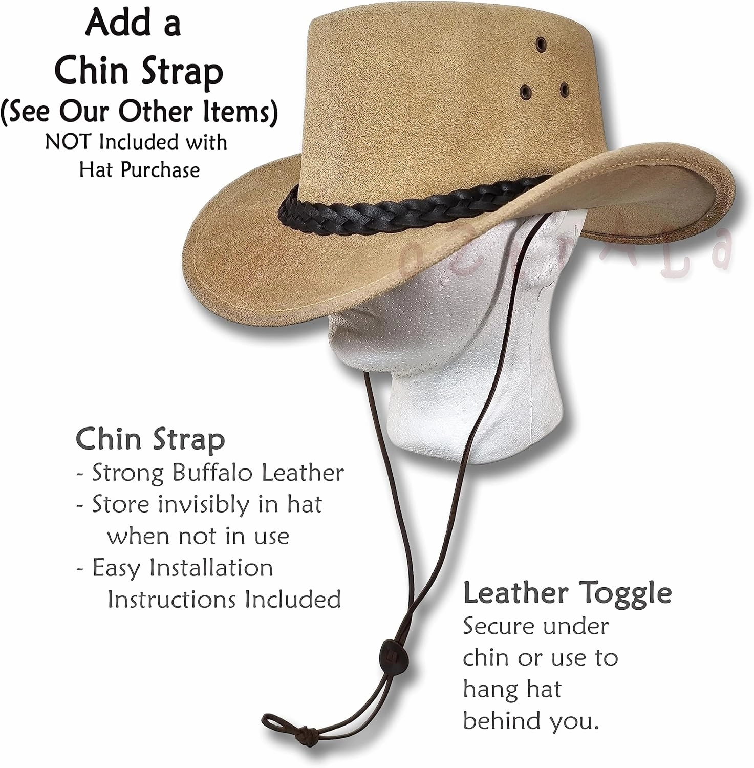 Oztrala HAT HL34 Suede Leather Mesh Australian Cowboy Golf Outback Summer Aussie Western Fishing Gardening Sun Kalista Breeze