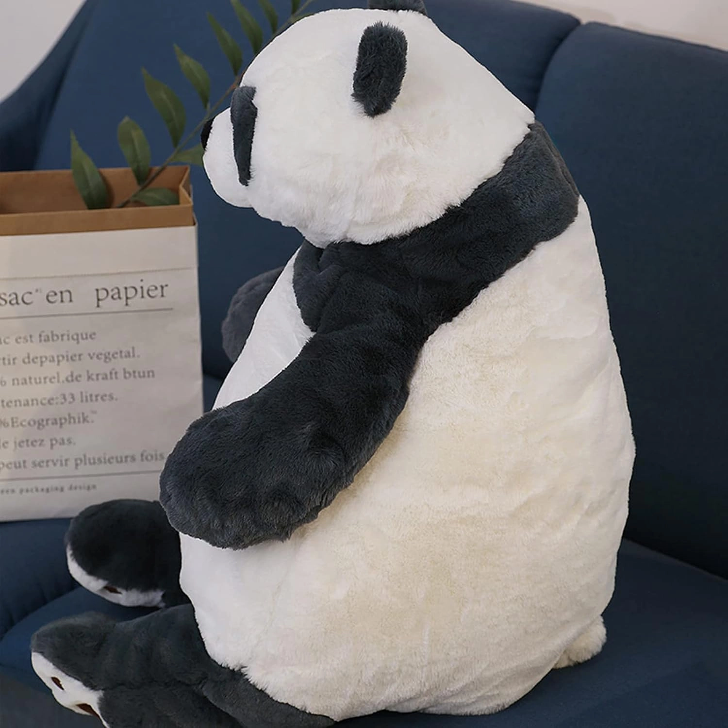 Panda Weighted Stuffed Animals, 21.5" 5.2 lbs Weighted Panda Plush Large Weighted Plush Animal Toy Pillow Gifts for Boys and Girls