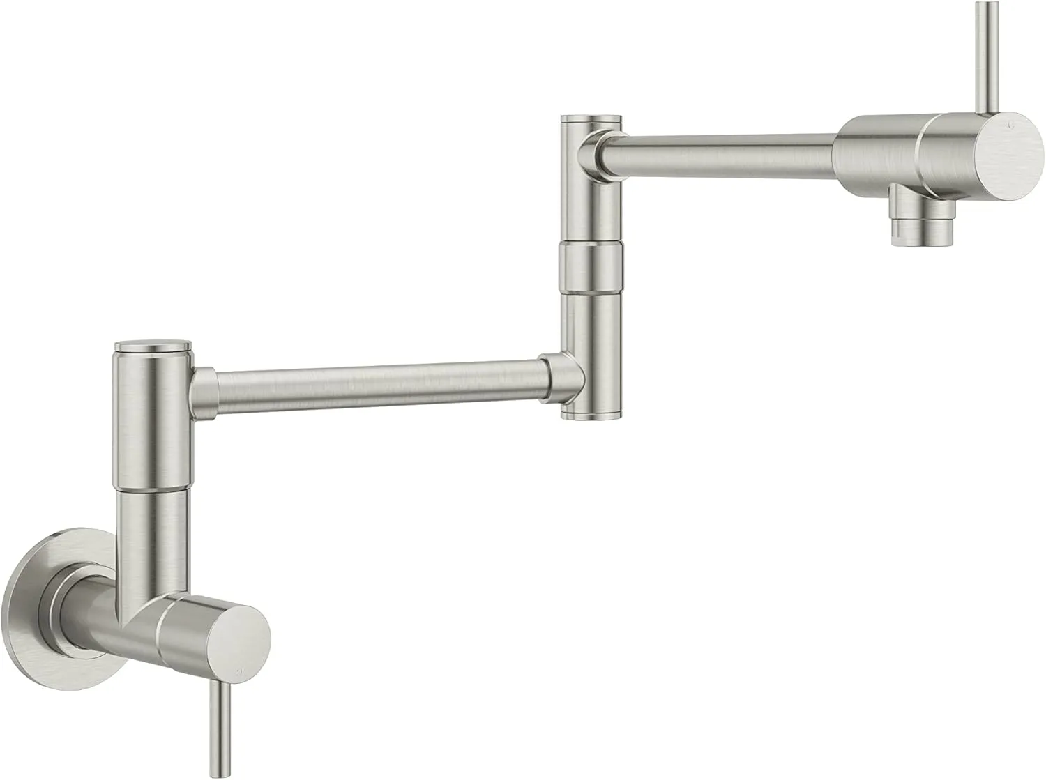 Pfister GT533-PFS Lita 2-Handle Wall Mount Pot Filler, Stainless Steel