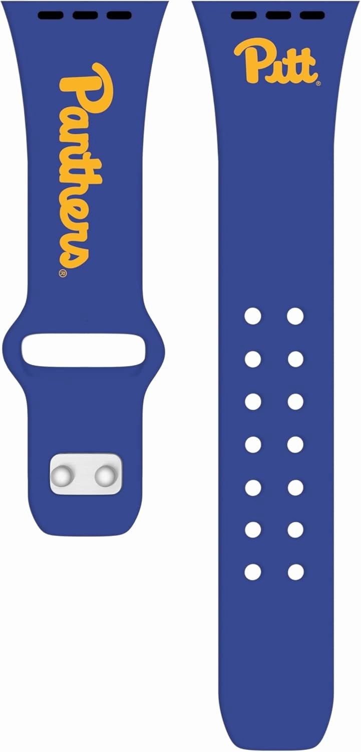 Pittsburgh Panthers Iconic Edition HD Watch Band Compatible with Apple Watch