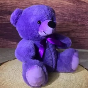 Plush Toys Wanderland Purple Majesty Colorama Plus 9 inch Bear Plush Stuffed Animal – Soft, Huggable Teddy Bear Toy for Kids, Collectible Cuddle Buddy Gift, Nursery Decor, Cozy Comfort Companion