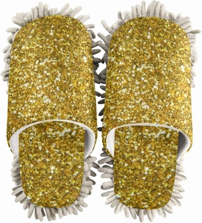 Poeticcity Mop Slippers Shoes, Unisex Cleaning House Slippers Spa Dusting Slippers M-L