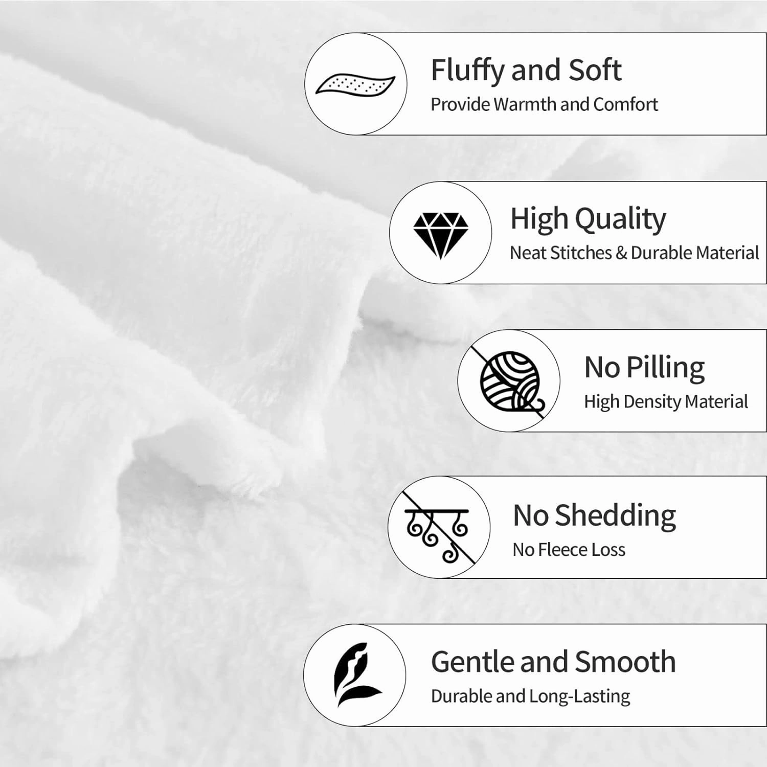 Polar Bear Blankets, Lightweight Plush Fuzzy Cozy Soft Flannel Blanket for Bed, Sofa, Couch, Travel, Camping 60"X50"