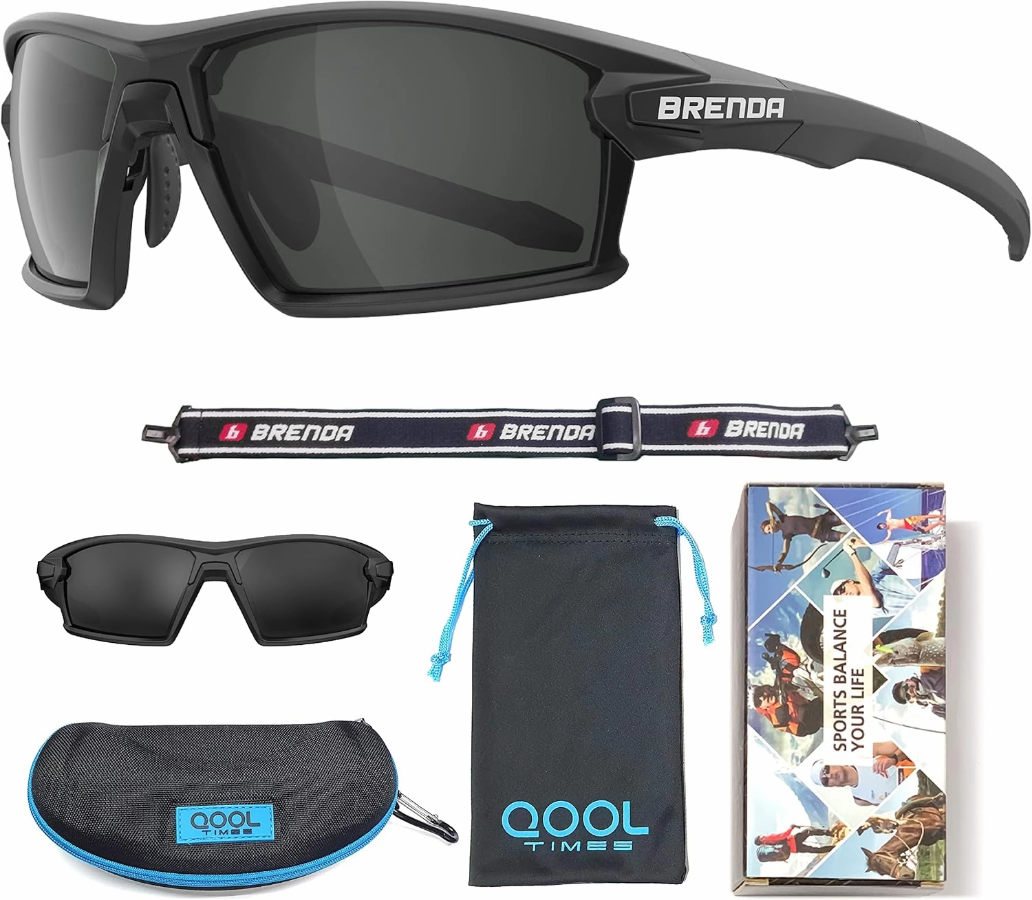 Polarized Fish Sunglasses for Women Men, Driving Running Golfing Cycling..