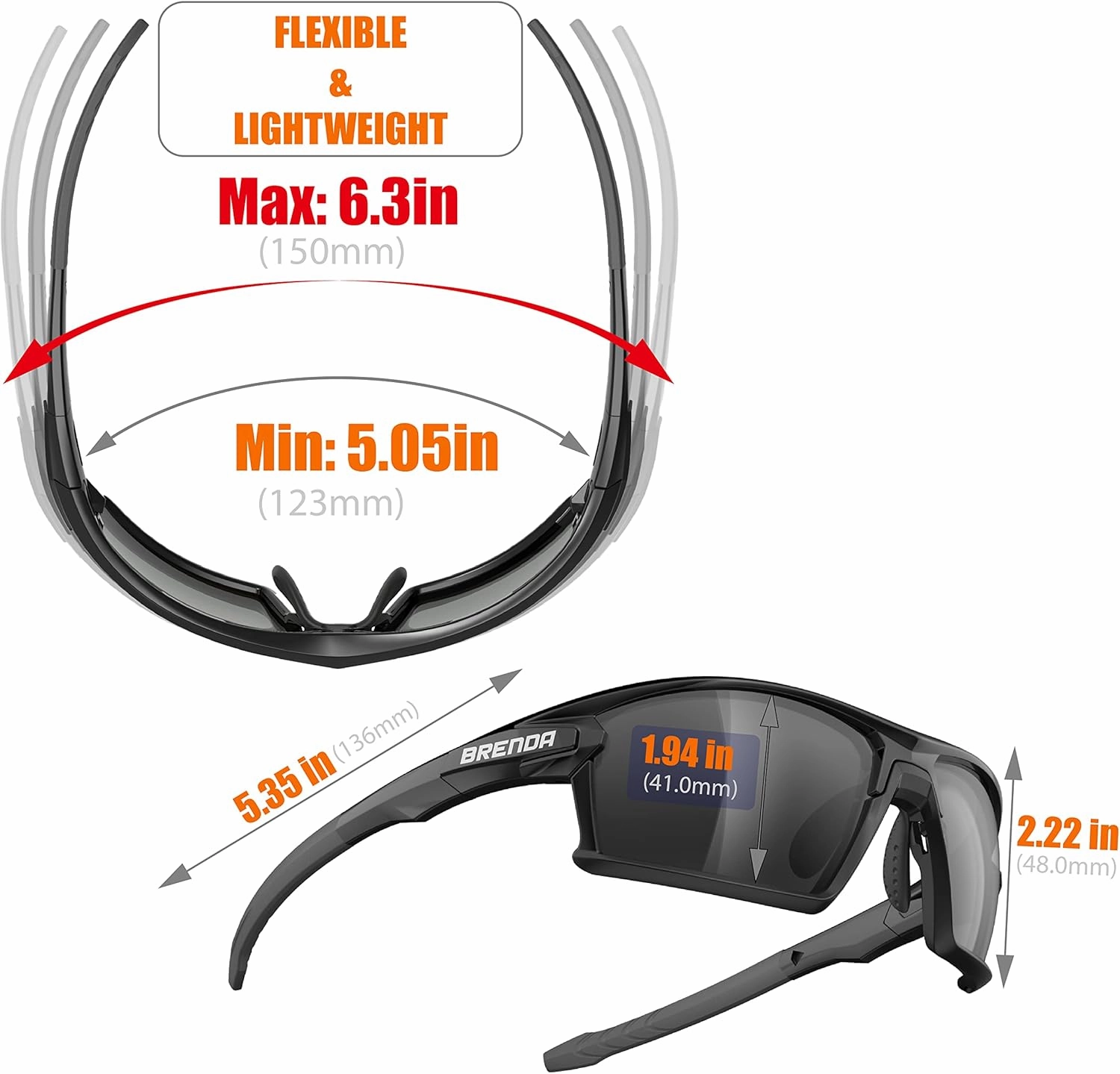 Polarized Fish Sunglasses for Women Men, Driving Running Golfing Cycling..