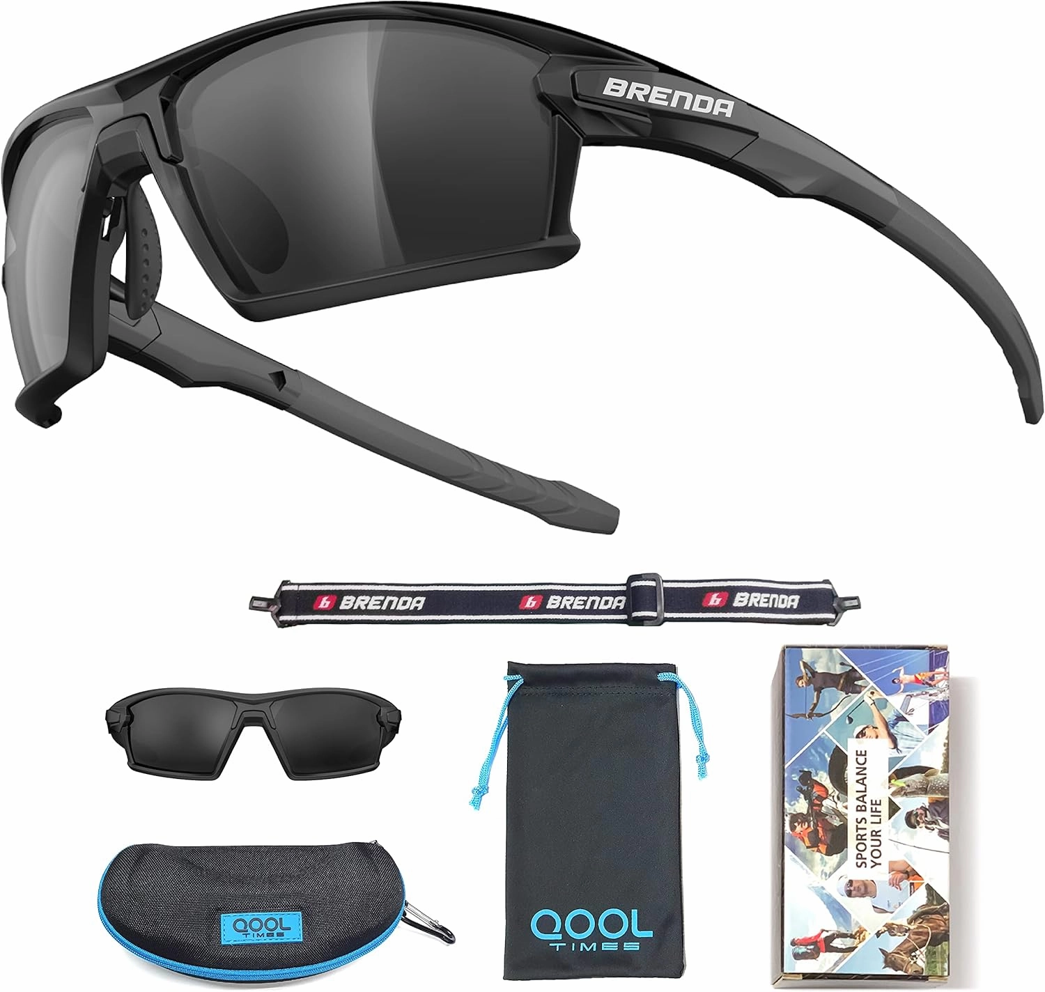 Polarized Fish Sunglasses for Women Men, Driving Running Golfing Cycling..
