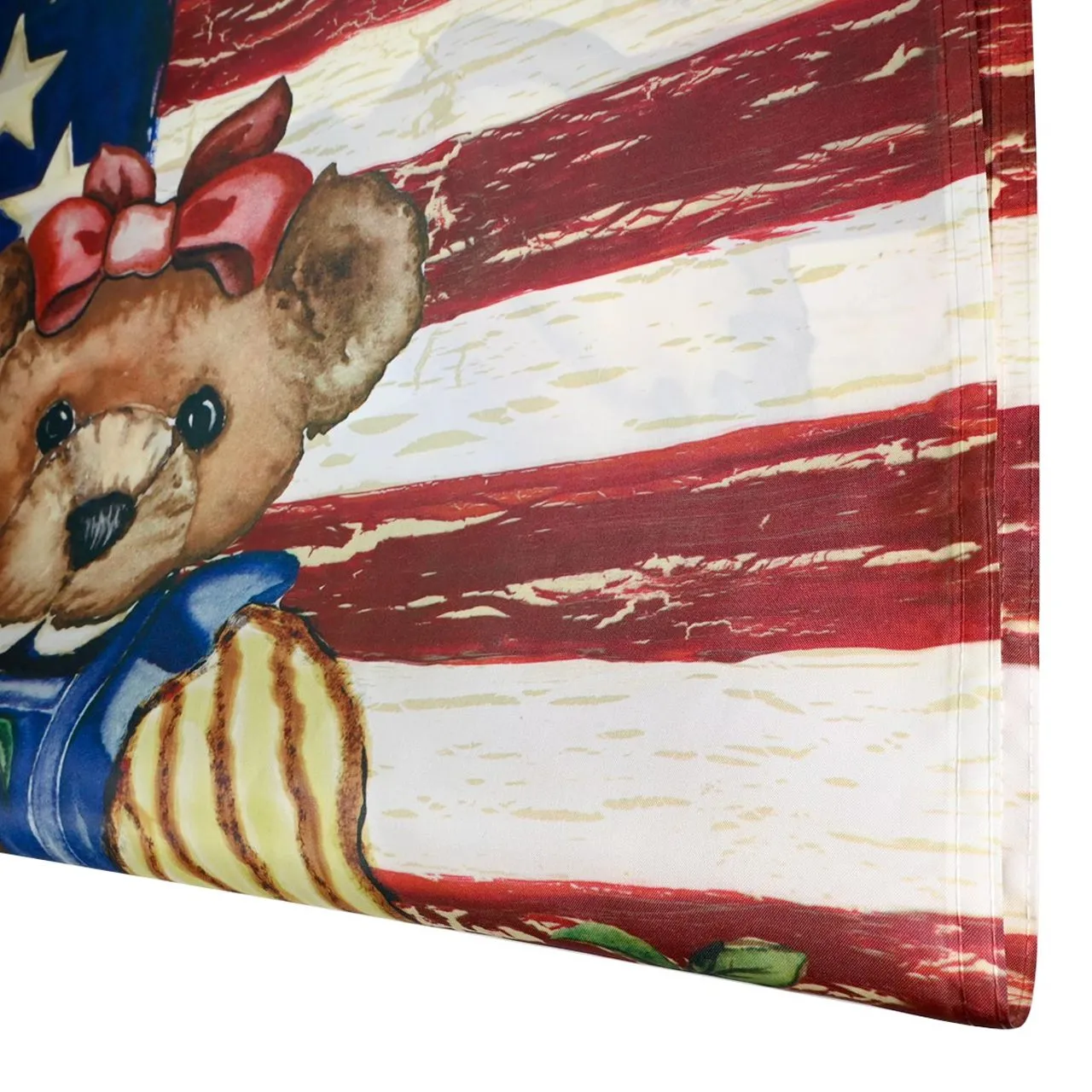 Poly Teddy Bear Banner Flag 28in x 40in