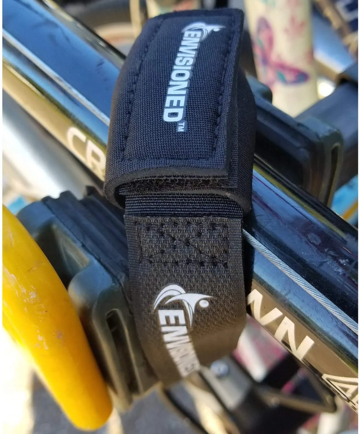 Premium Cinch Straps with Stainless Steel Metal Ring (Buckle), Reusable Durable Hook and Loop, Multipurpose Securing Straps 1" x 20" - 8 Pack Plus 2 Bonus Original Cinch Straps