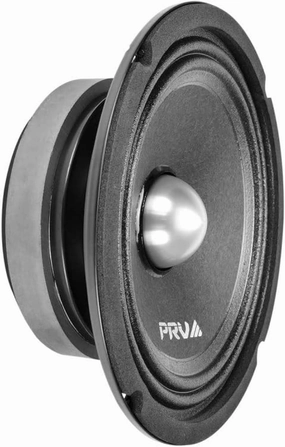 PRV AUDIO 6.5 Inch Shallow Midrange Bullet Speaker 6MR250B-4 Slim, 250 Watts 4 Ohm Car Audio Slim Speaker, Compact for Doors (Single)