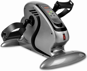 Ps Mini Exercise Bike Electric Pedal Exerciser with Remote Control Indoor Under Desk Bike for Hands, Arms, Knees, Legs Physical Recovery Exercise Equipment Hawker Exerciser for Seniors