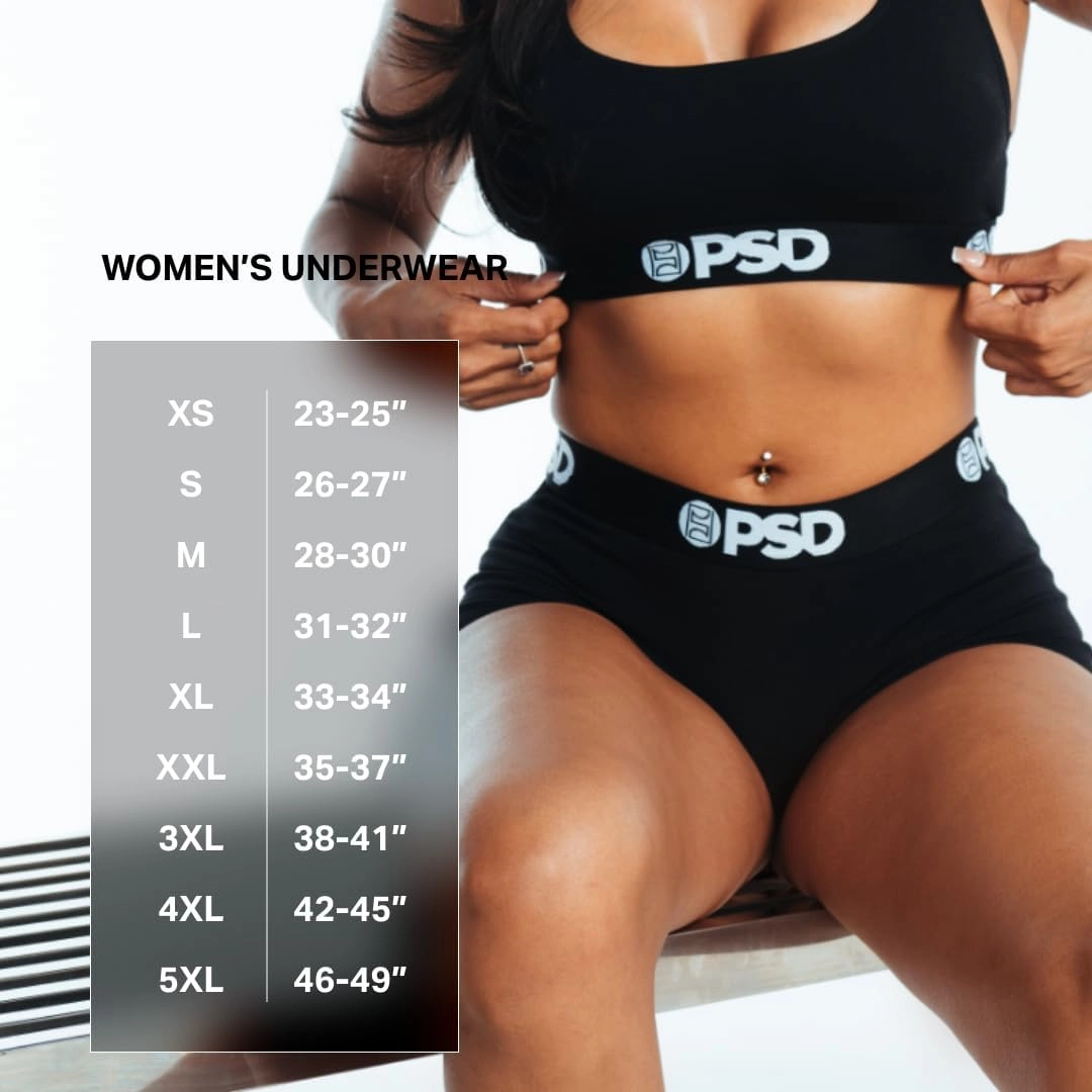 PSD Women's Playboy Thong - Minimal Coverage Women's Underwear - Comfortable Stretch Panties for Women
