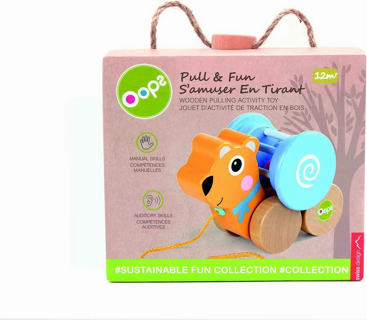 Pull Toy | OOPS® | Pull & Fun Toddler Toy, Bear