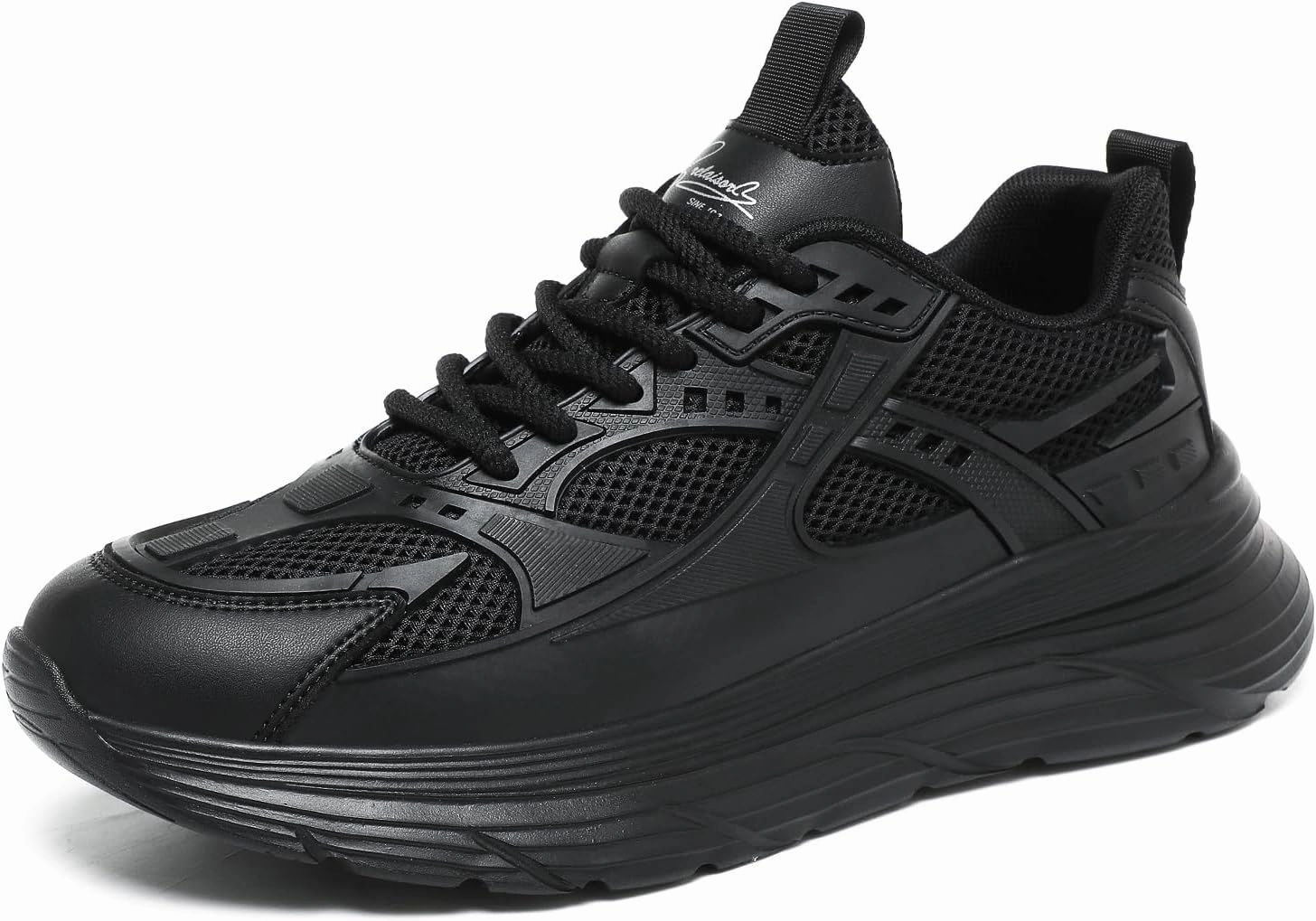 Qiucdzi Non Slip Work Shoes for Men Food Service Oil Resistant Sneakers Lightweight Chef Comfortable Walking Shoes for Restaurant Breathable Work & Safety Footwear