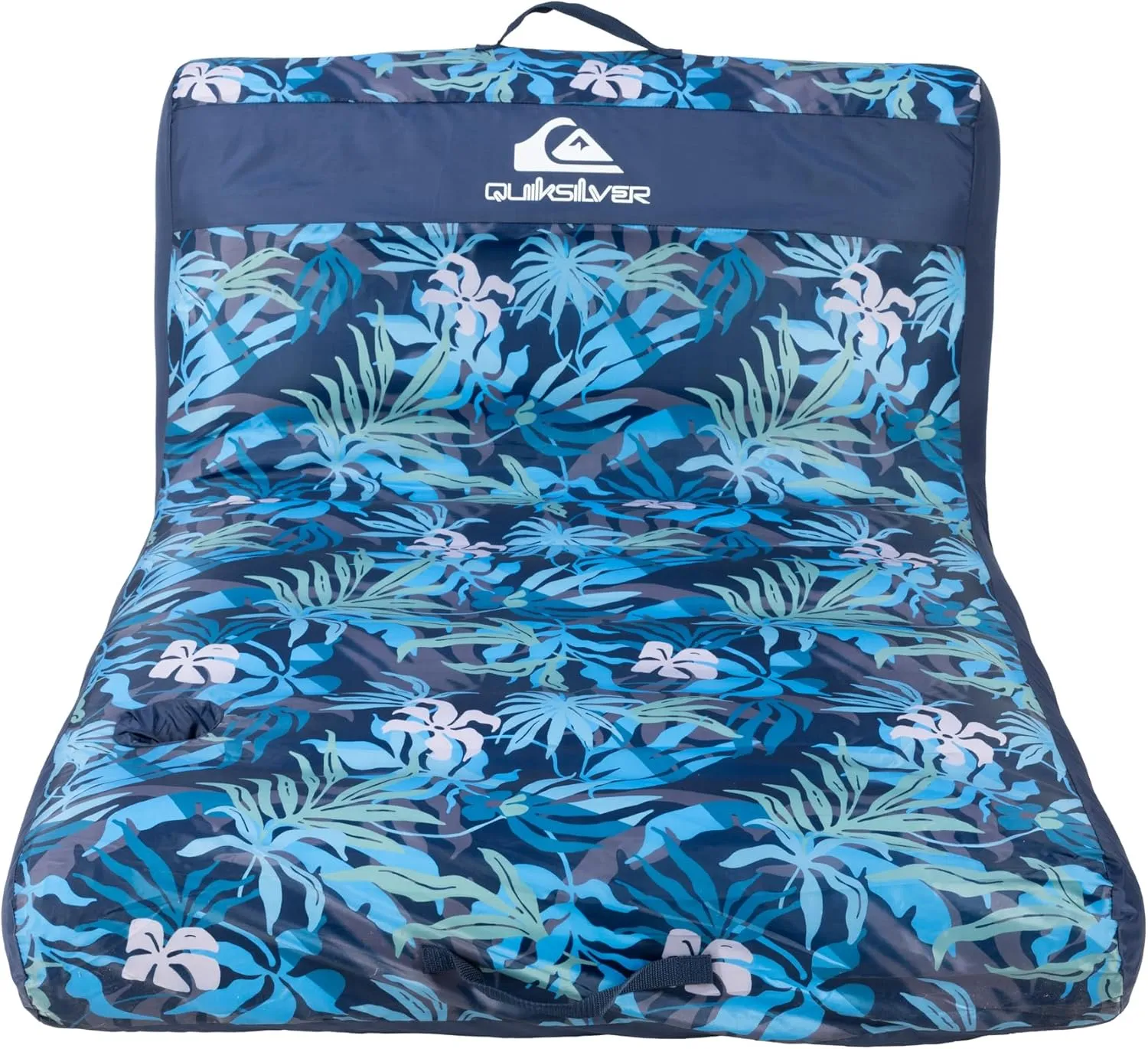 QUIKSILVER Mini Pool Lounger Float – Compact Inflatable Lounge Chair with Backrest & Cup Holder, Durable & Comfortable Pool Float for Adults or Kids – Perfect for Pool, Beach, or Lake