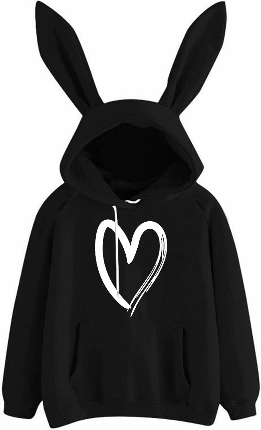 Rabbit Hoodie Casual Bunny Ear Hooded Bunny Hoodies Cute Animal Hoodies Rabbit Ear Country Hoodies