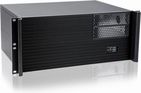 RackChoice 4U Ultra Compact Mini-ITX/M-ATX Server Chassis 2x5.25 2x3.5 2x2.5 Bays Support Standard PS2 ATX PSU