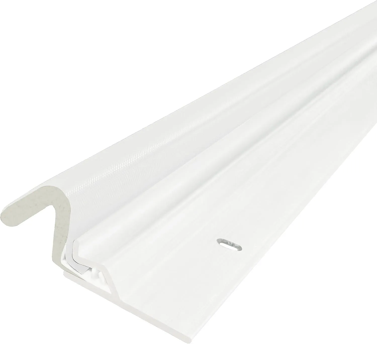 Randall Manufacturing Co., Inc | Aluminum and Q-LON Weatherstrip Doorstop Set | 2 – 84” Side Pieces & 1 – 36” Top Piece | White | Easy Installation | Made in The USA