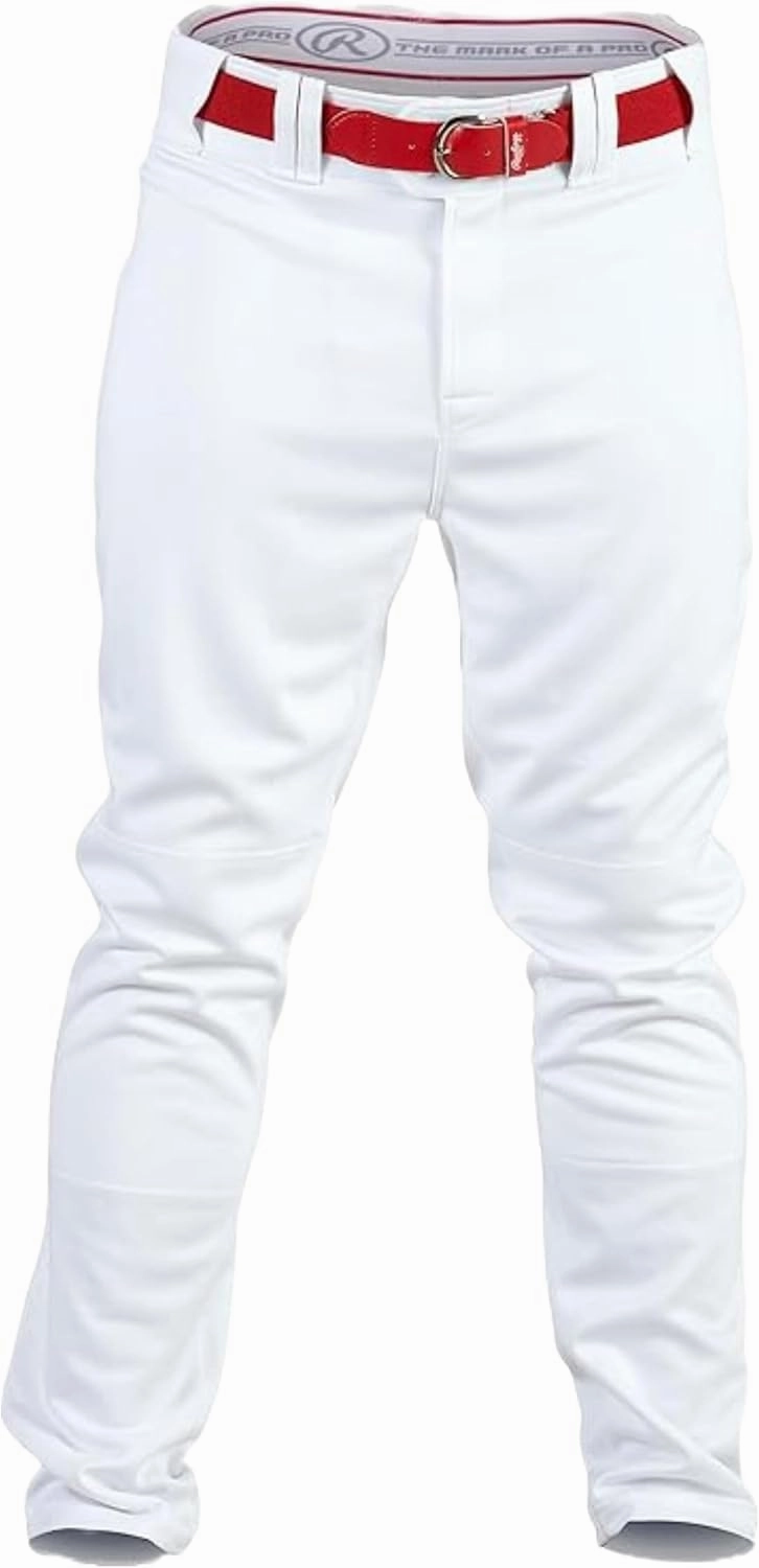 Rawlings Men's Pro 150 Series Baseball Pant | Full Length Semi-Relaxed Fit | Adult Sizes | Solid Color Options