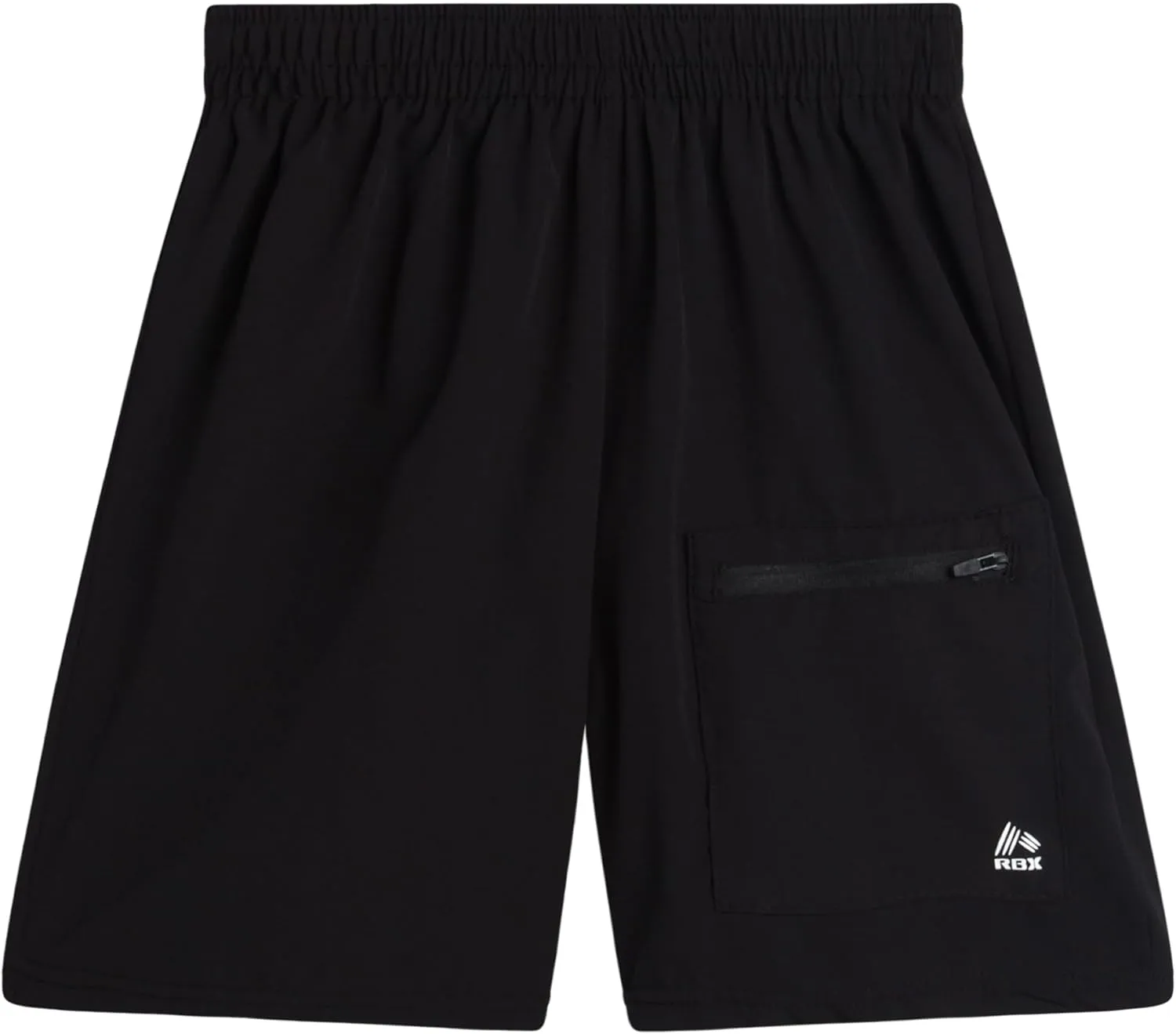 RBX Boys Athletic Shorts Set - 2 Piece Active Short Sleeve Shirt and Woven Performance Running Tech Shorts for Boys (4-12)