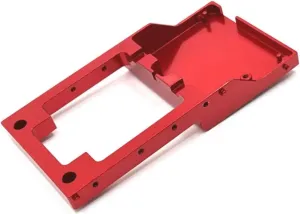 RC Car DIY Parts for MN for MN168 for MN78 1/12 Metal Upgrade Fixed Warehouse Beam Model Remote Control Crawler Vehicle Upgrade Parts Accessories(Red)