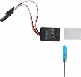 RC Gyro Module, Mini RC Car Gyroscope Stabilizer Automatic Stability Control Adjustable Sensitivity RC Gyro Controller Module for SCX10 RC Cars