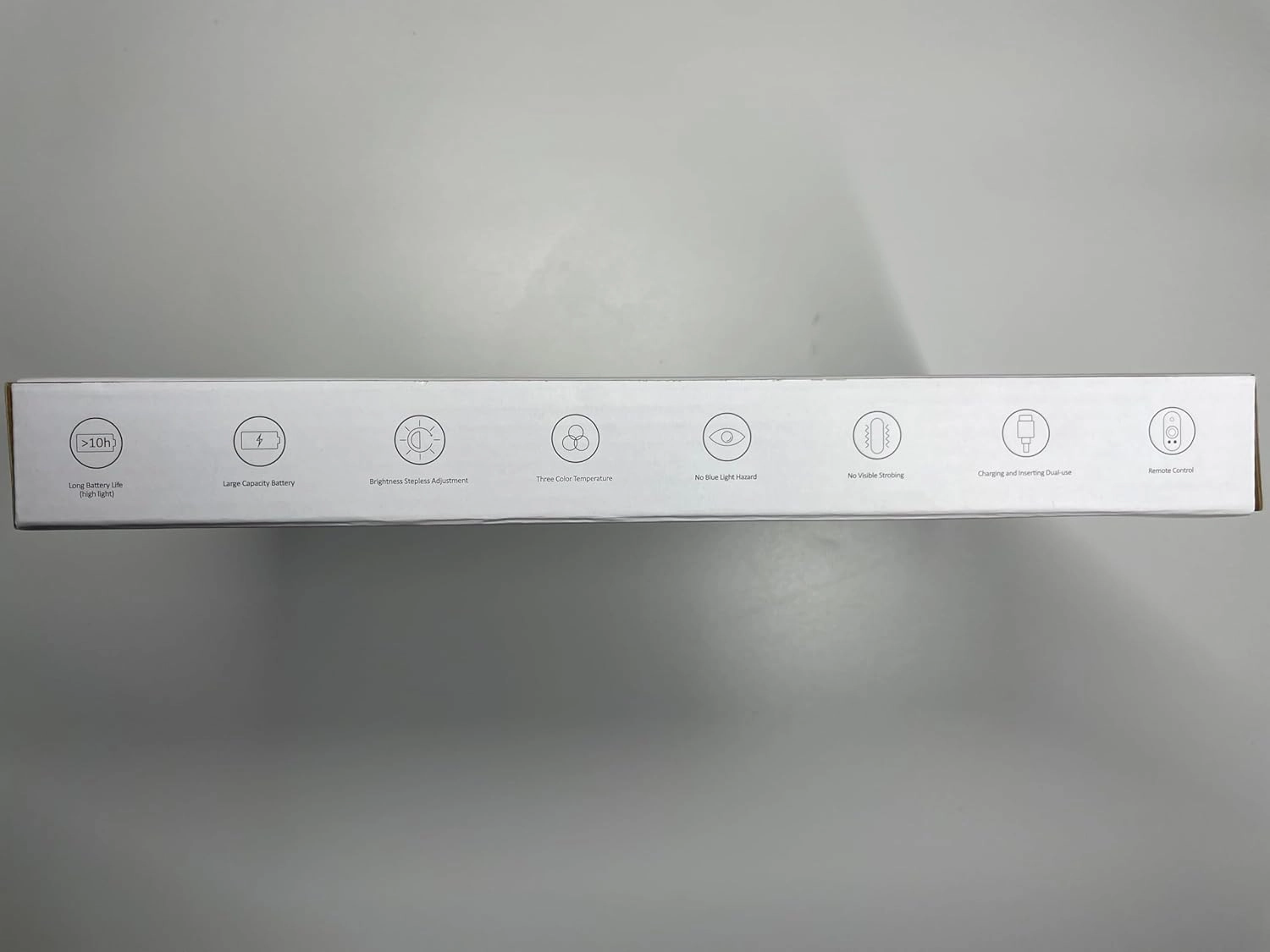 Rechargeable Magnetic LED Light Bar with Remote, Under Cabinet Lighting Wireless, Battery Powered Operated Wall Strip Lights, Dimmable Desk Lamp for Mirror Closet Bathroom Kitchen – White